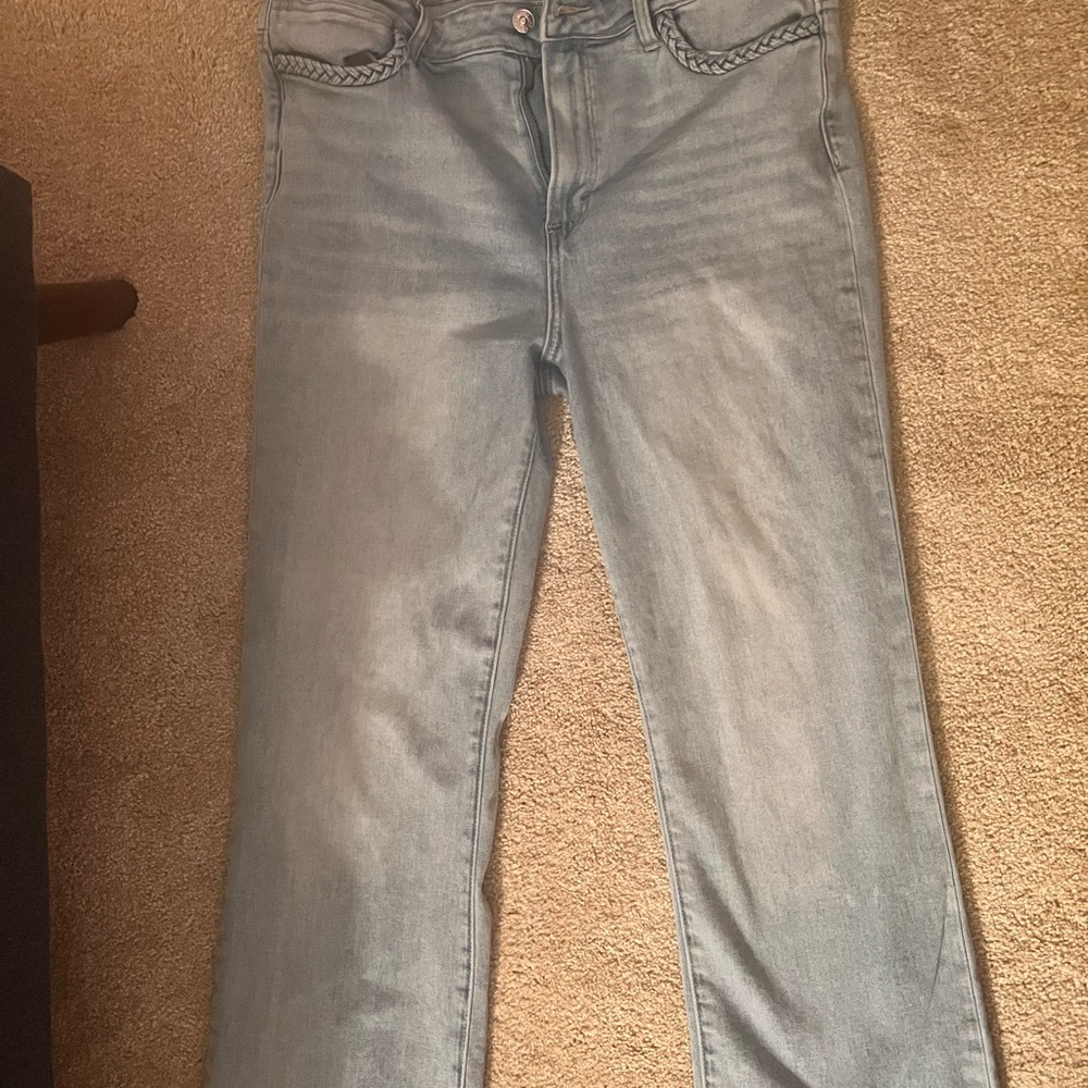 Paige Braided Accent Atley Ankle Flare